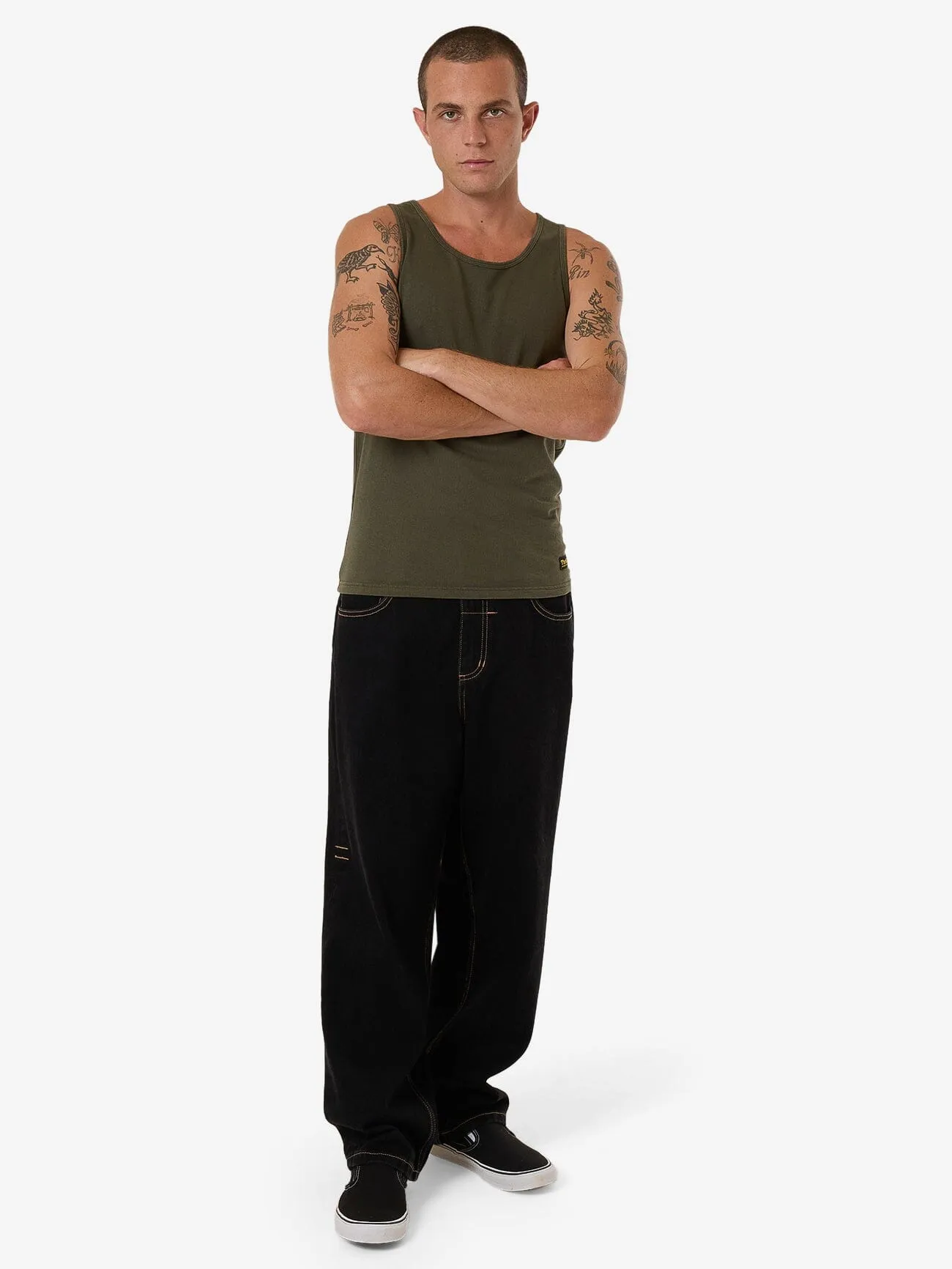 Thrills Workwear Tank - Grape Leaf sold by Thrills product image thumbnail 5