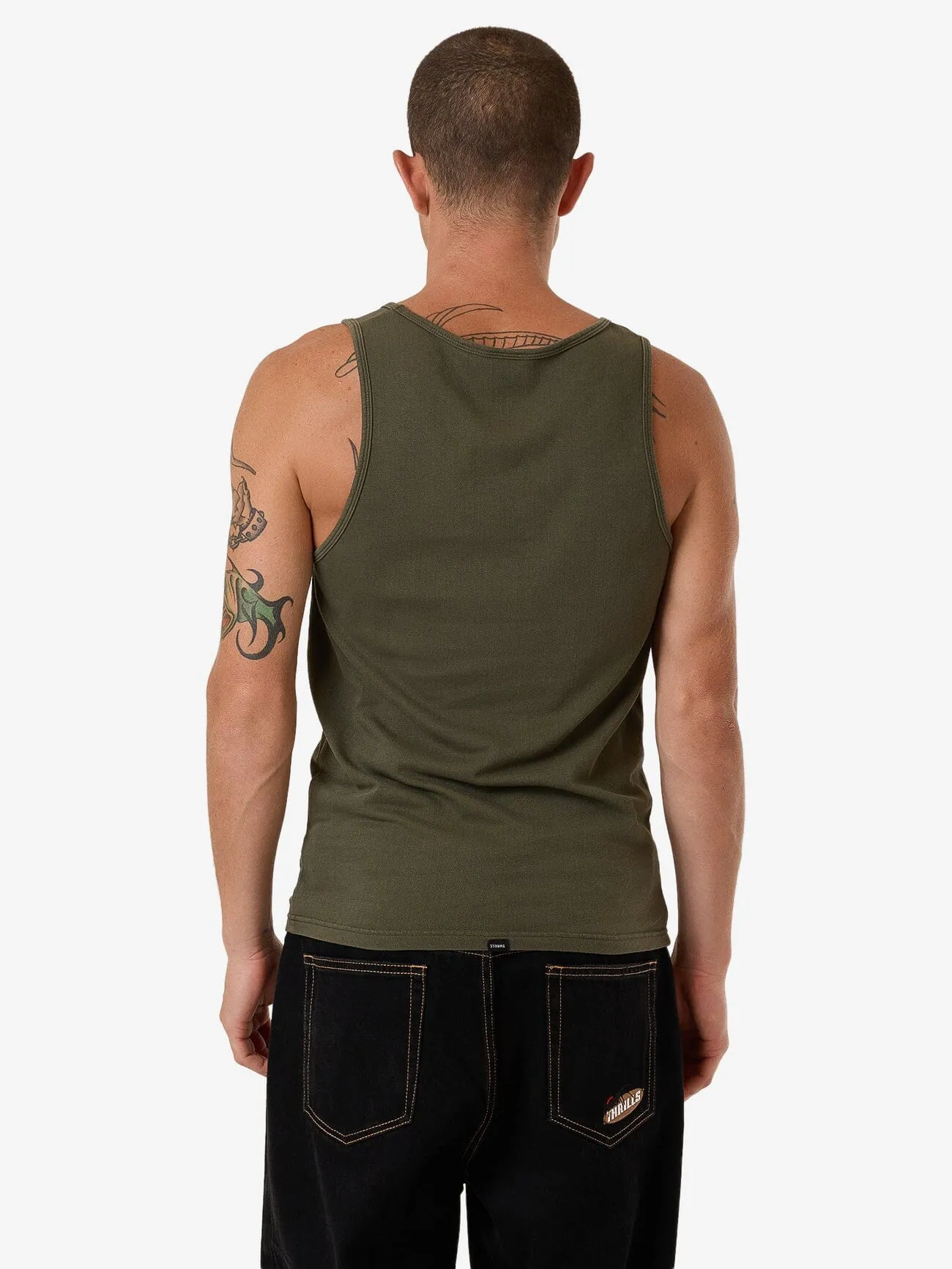 Thrills Workwear Tank - Grape Leaf sold by Thrills product image thumbnail 2