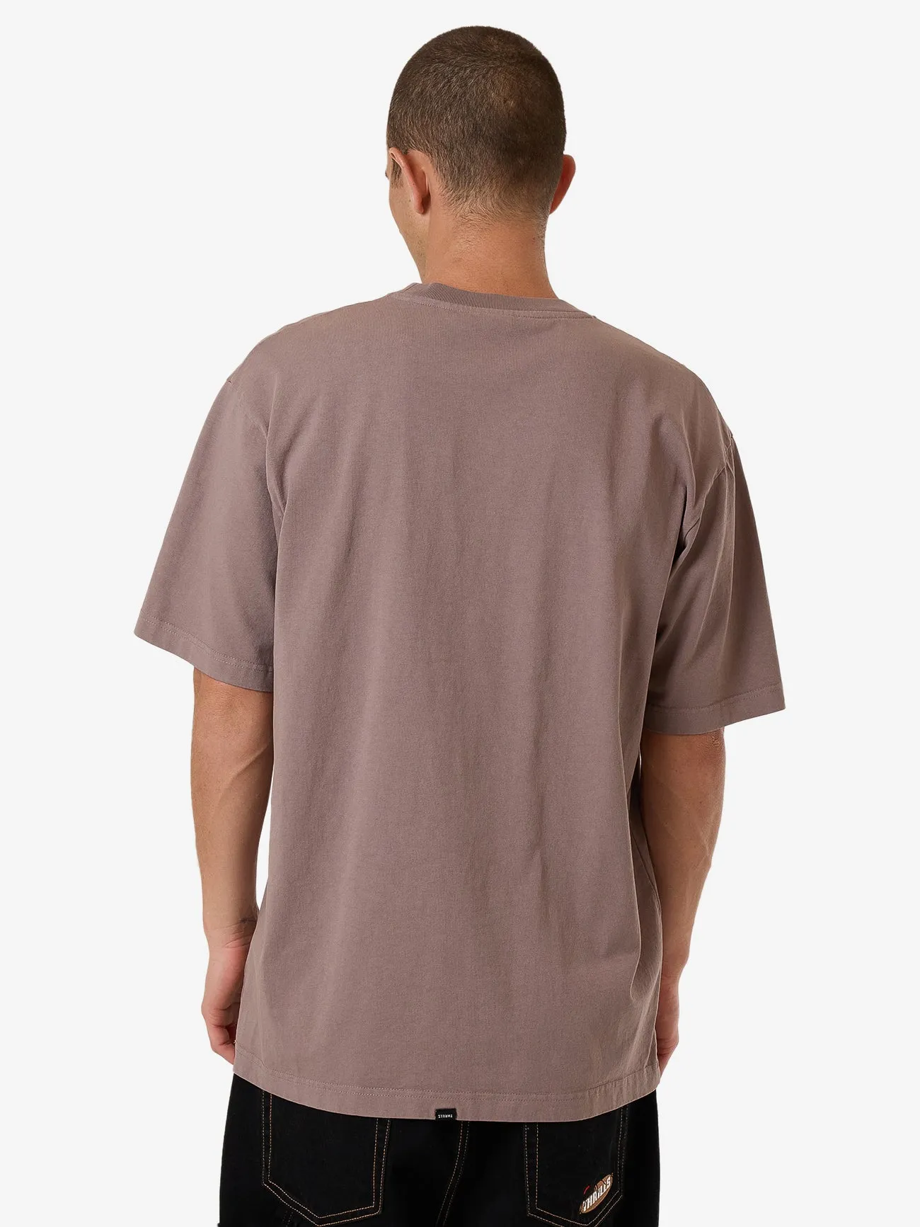 Double Meaning Oversize Fit Tee - Dove sold by Thrills product image thumbnail 2