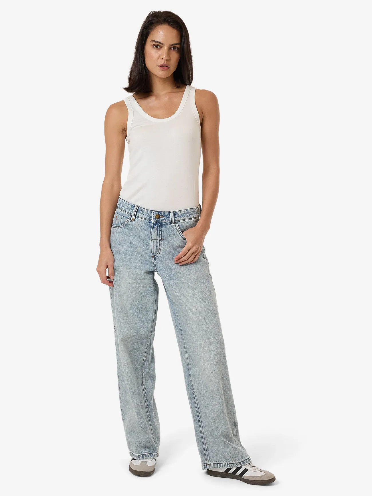 Billie Low Rise Baggy Jean - Tainted Blue sold by Thrills product image thumbnail 5