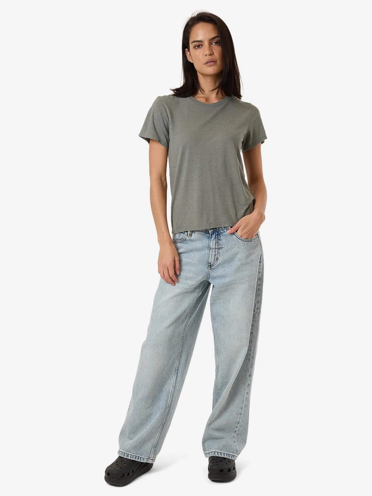 Hemp Everyday Tee - Green Smoke sold by Thrills product image thumbnail 5