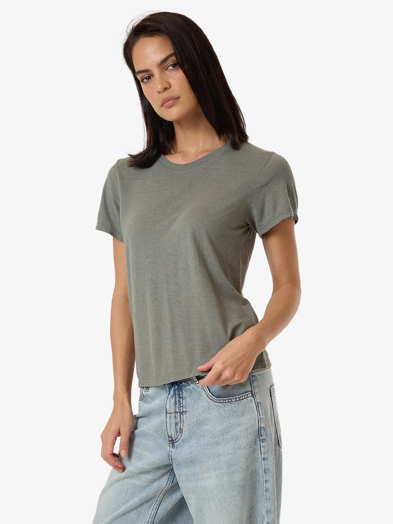 Hemp Everyday Tee - Green Smoke sold by Thrills product image thumbnail 4