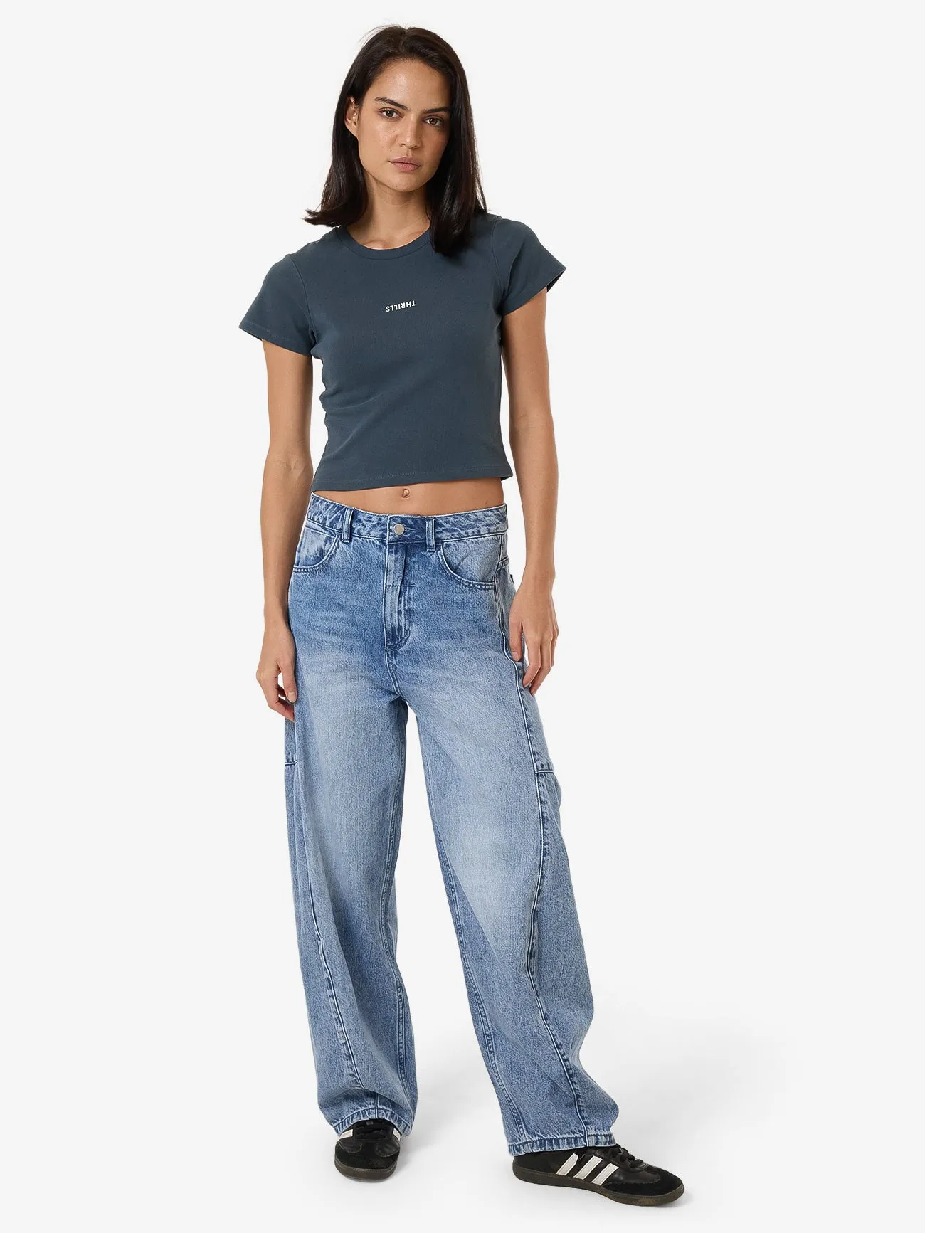 Minimal Thrills Mini Tee - Dark Slate sold by Thrills product image thumbnail 5