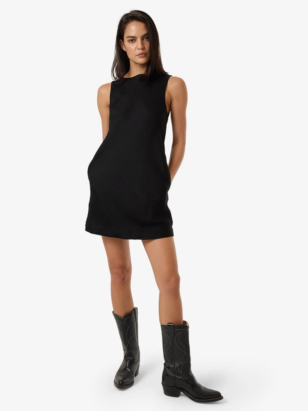 Ember Arianna Mini Dress - Black sold by Thrills product image thumbnail 5