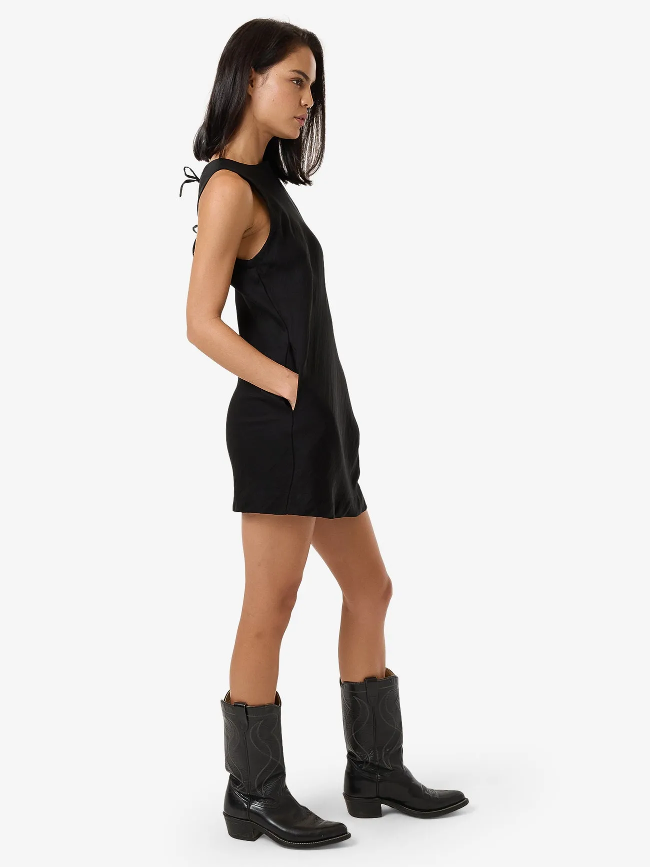 Ember Arianna Mini Dress - Black sold by Thrills product image thumbnail 3