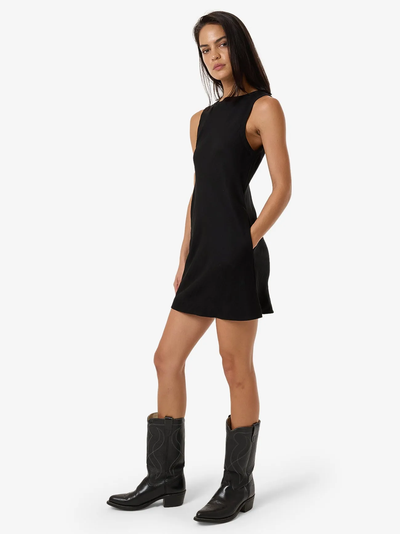 Ember Arianna Mini Dress - Black sold by Thrills product image thumbnail 4