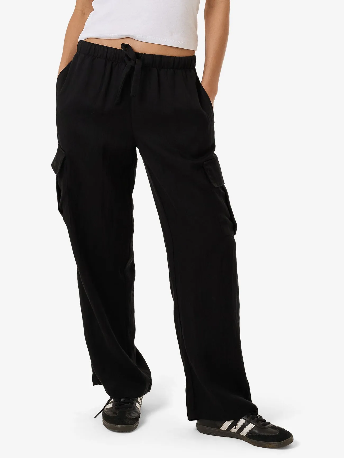 Ember Pocket Pant - Black sold by Thrills