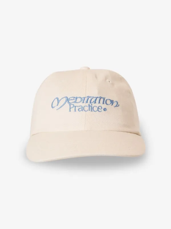 Meditation Practice 6 Panel Cap - Heritage White sold by Thrills