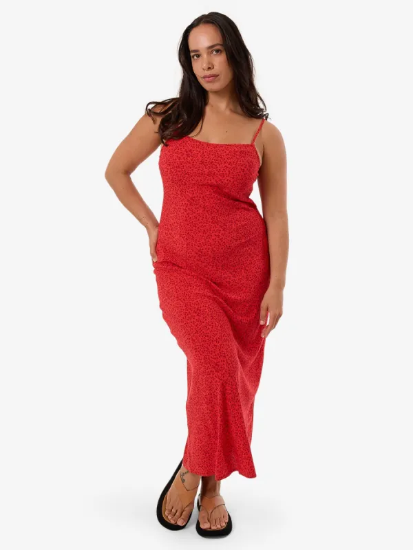 Zinnia Bias Dress - Flame Red sold by Thrills