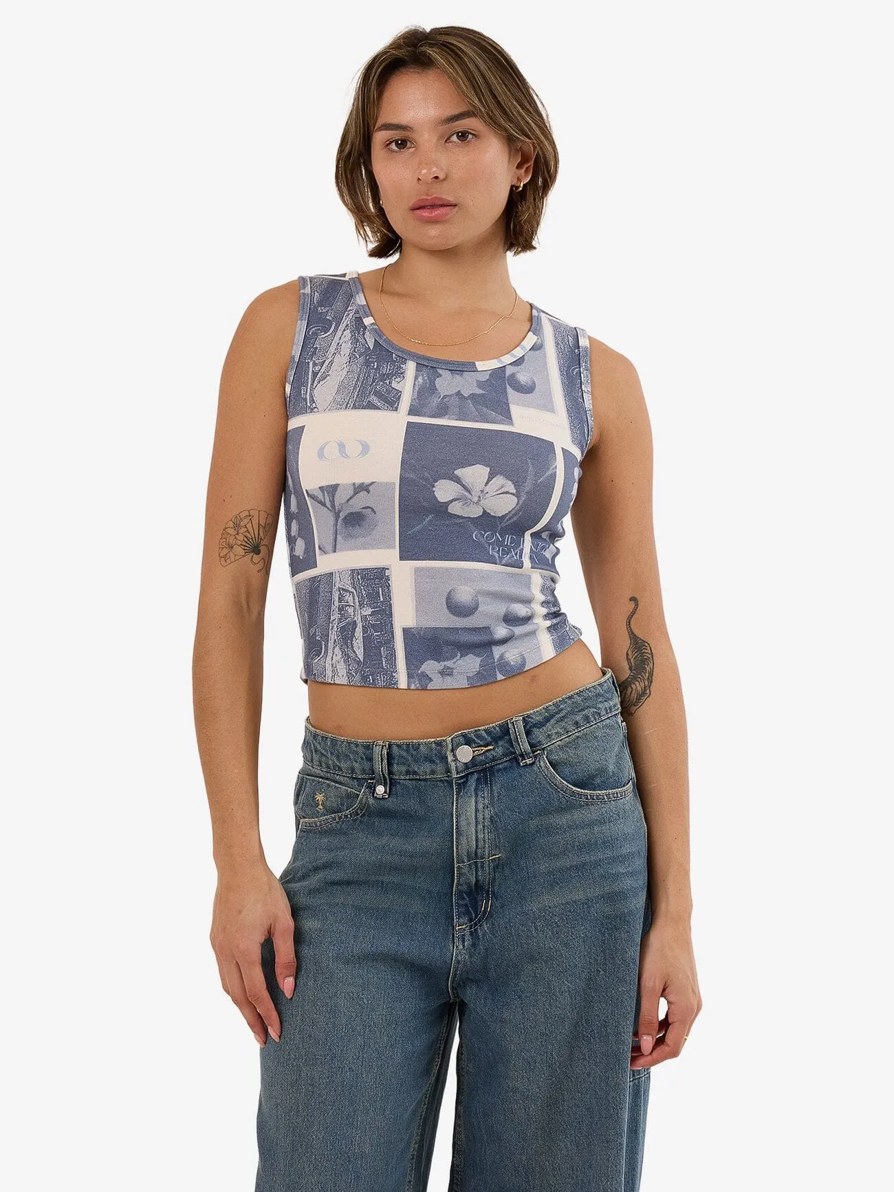 Infinite Reality Y2K Tank - Ebony sold by Thrills