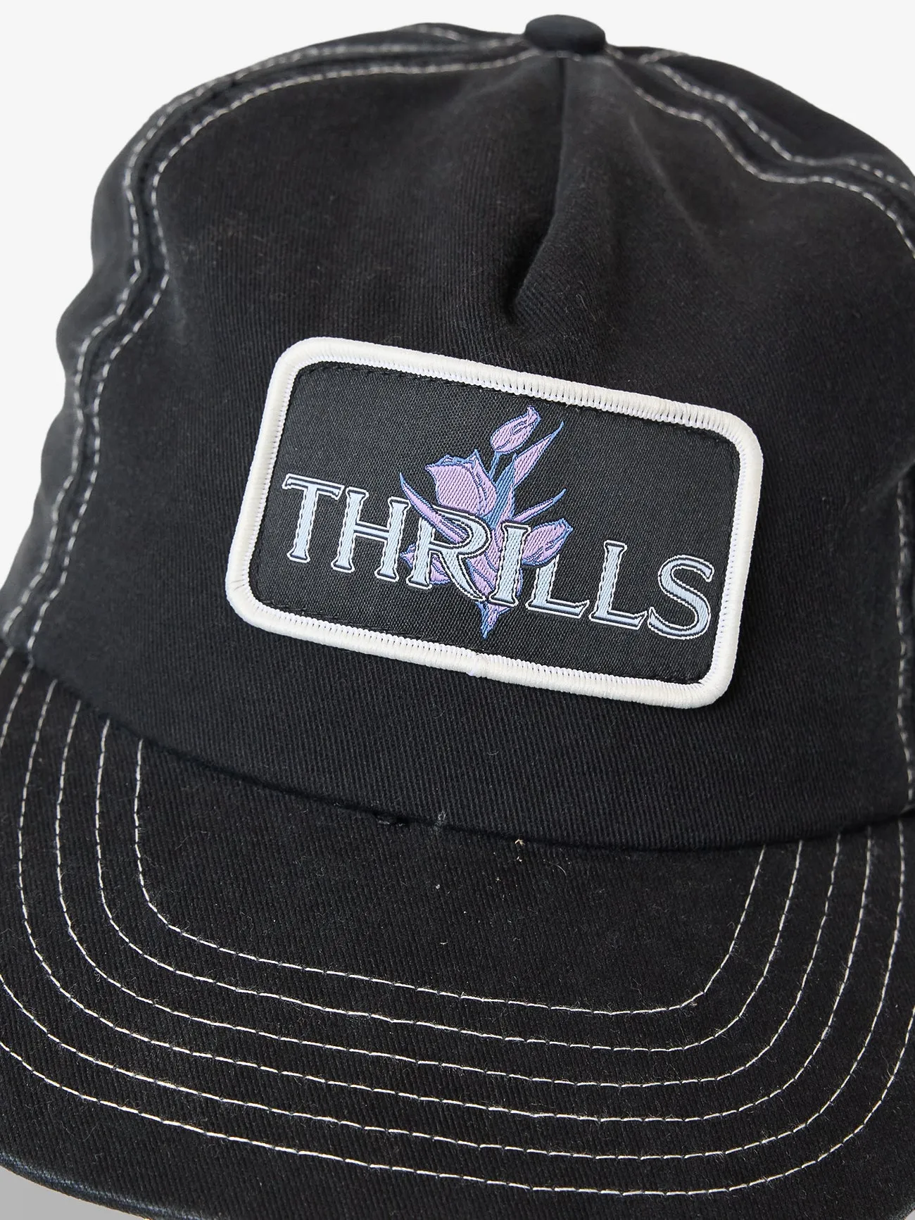 In Bloom 5 Panel Cap - Twilight Black sold by Thrills product image thumbnail 3