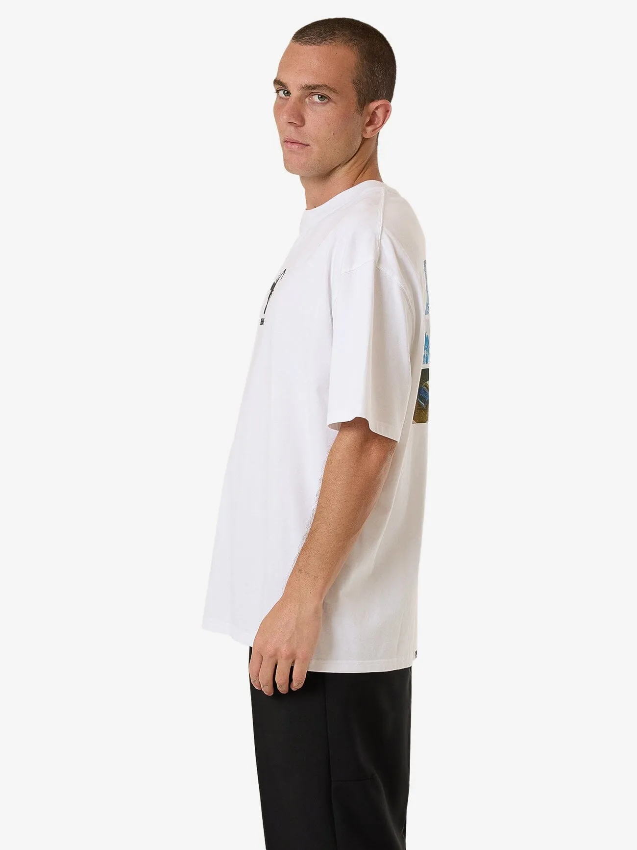 Thrills Energy Box Fit Oversize Tee - White sold by Thrills product image thumbnail 2