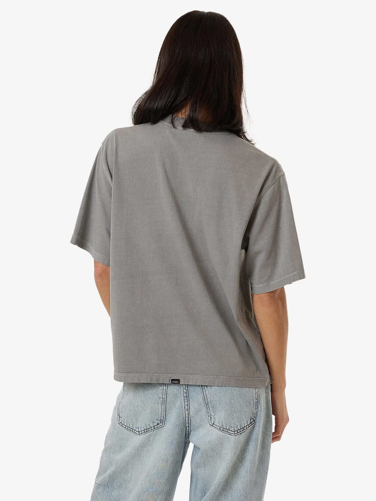 Stay Aware Square Tee - Washed Grey sold by Thrills product image thumbnail 3