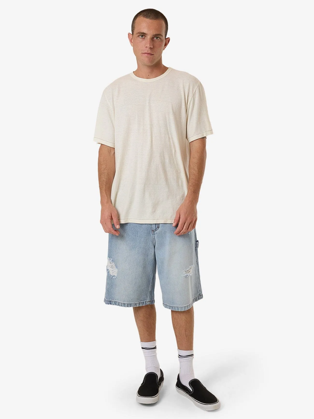 Society Big Slacker Denim Short - Indigo Society sold by Thrills product image thumbnail 5