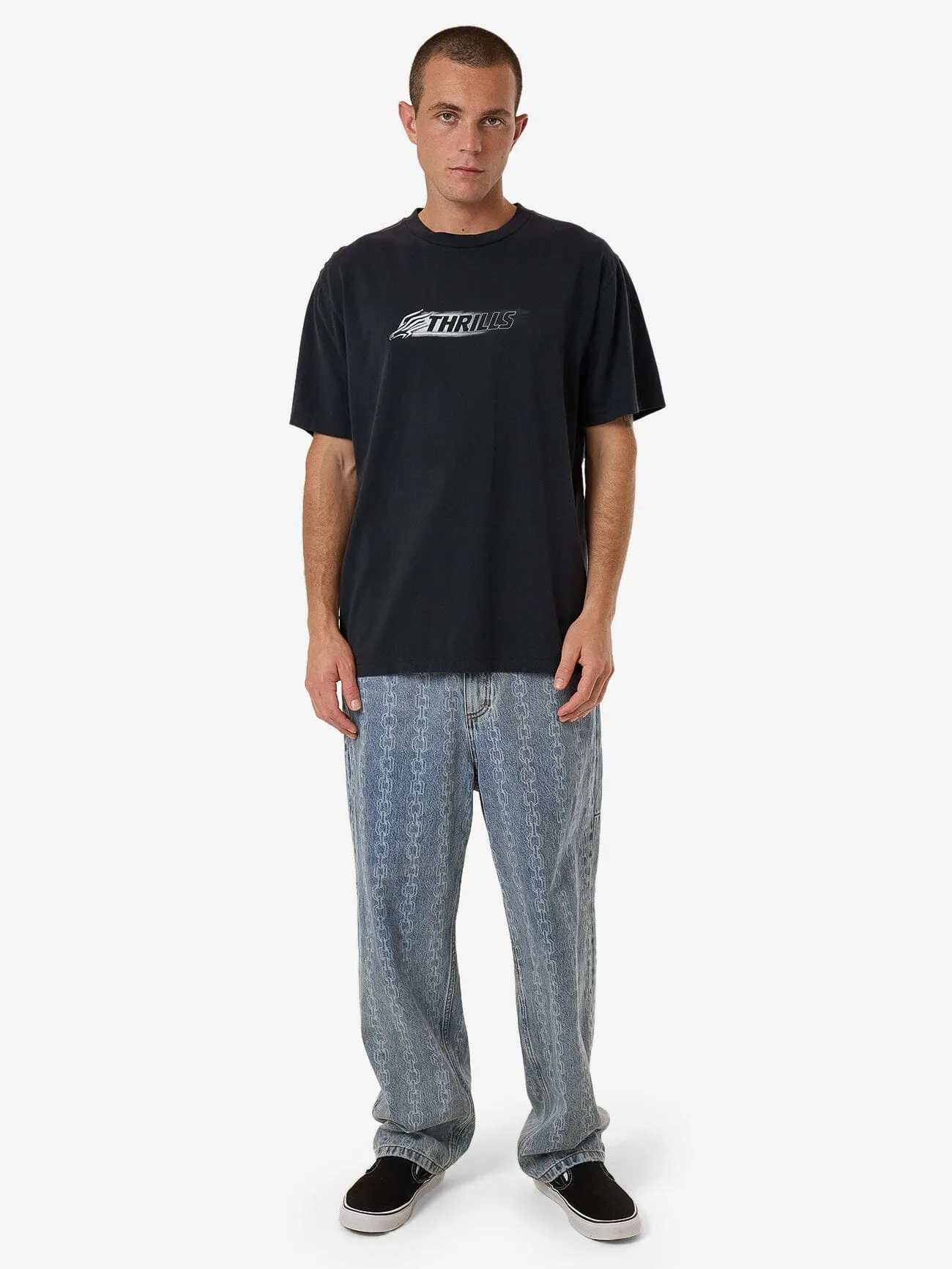 Speed Of Fury Merch Fit Tee - Twilight Black sold by Thrills product image thumbnail 5