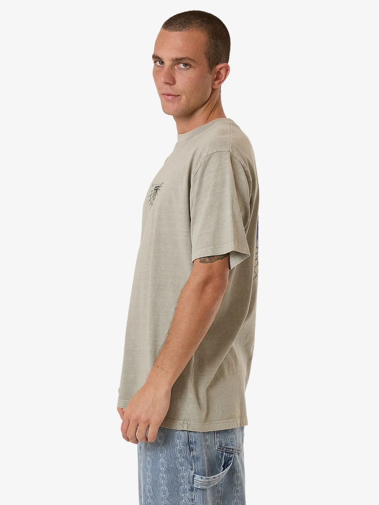 The Beginning Is Ending Merch Fit Tee - Fog sold by Thrills product image thumbnail 3