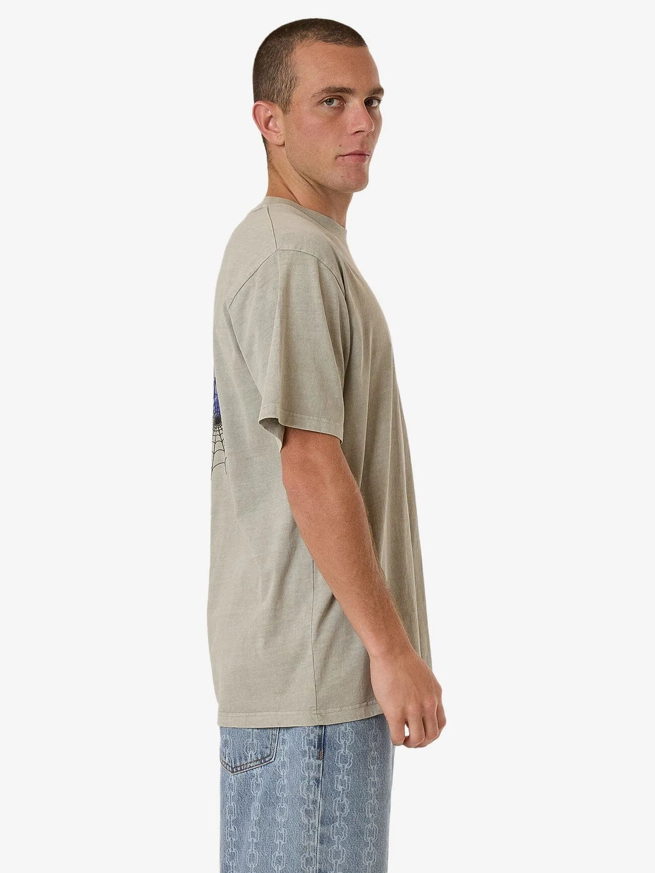 The Beginning Is Ending Merch Fit Tee - Fog sold by Thrills product image thumbnail 4