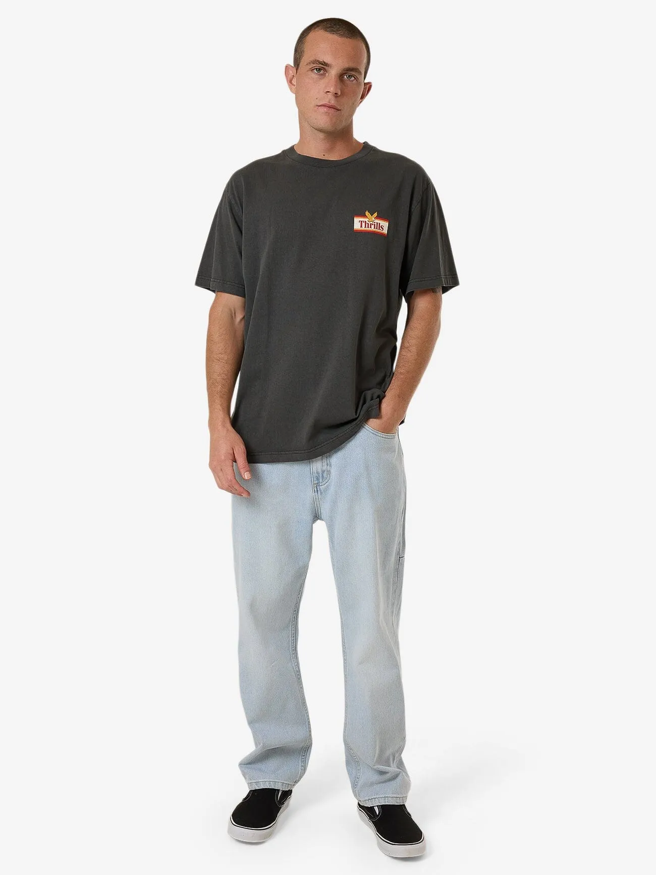 Never Stop Merch Fit Tee - Merch Black sold by Thrills product image thumbnail 5