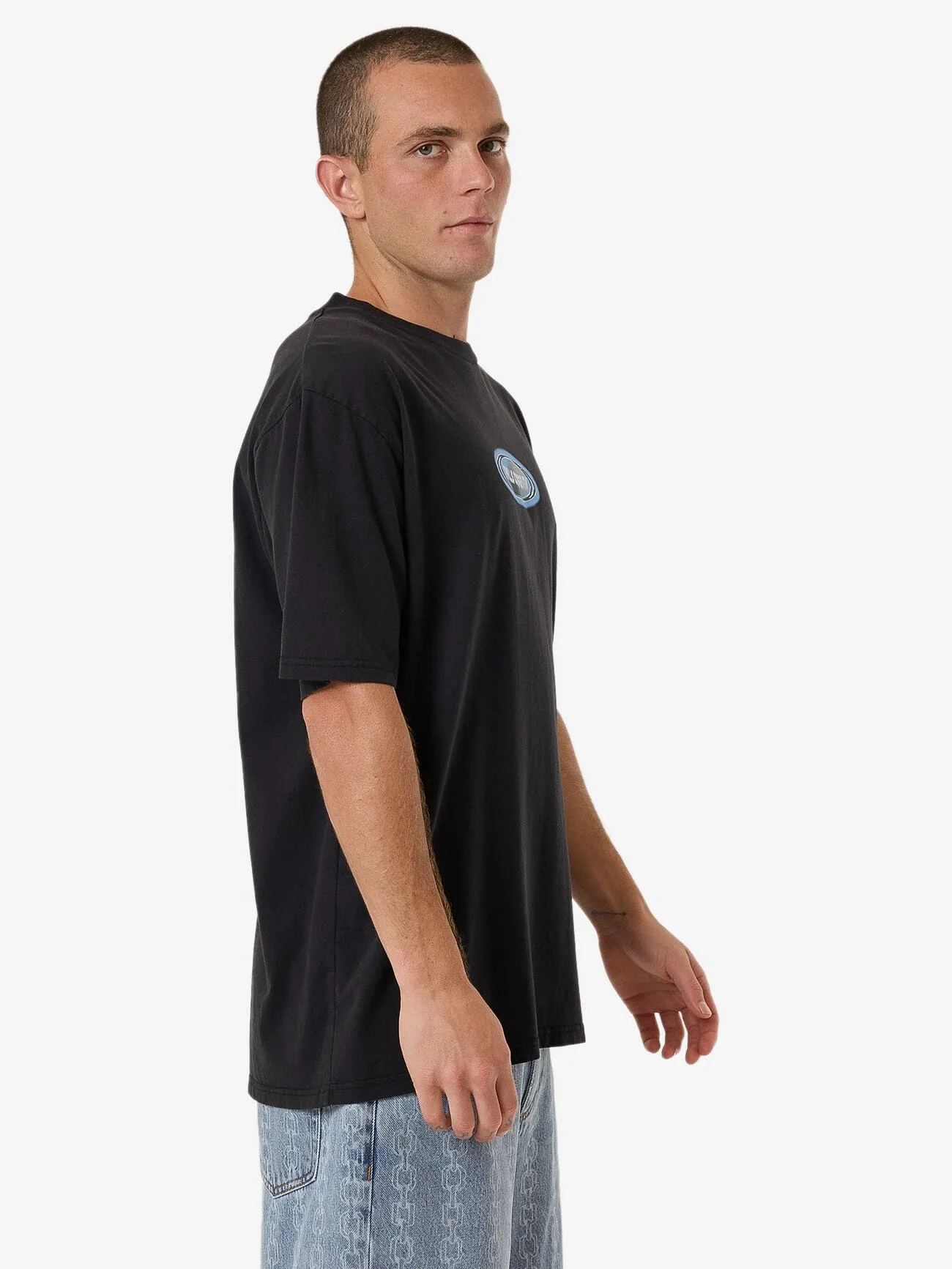 Insomnia Oversize Fit Tee - Washed Black sold by Thrills product image thumbnail 4