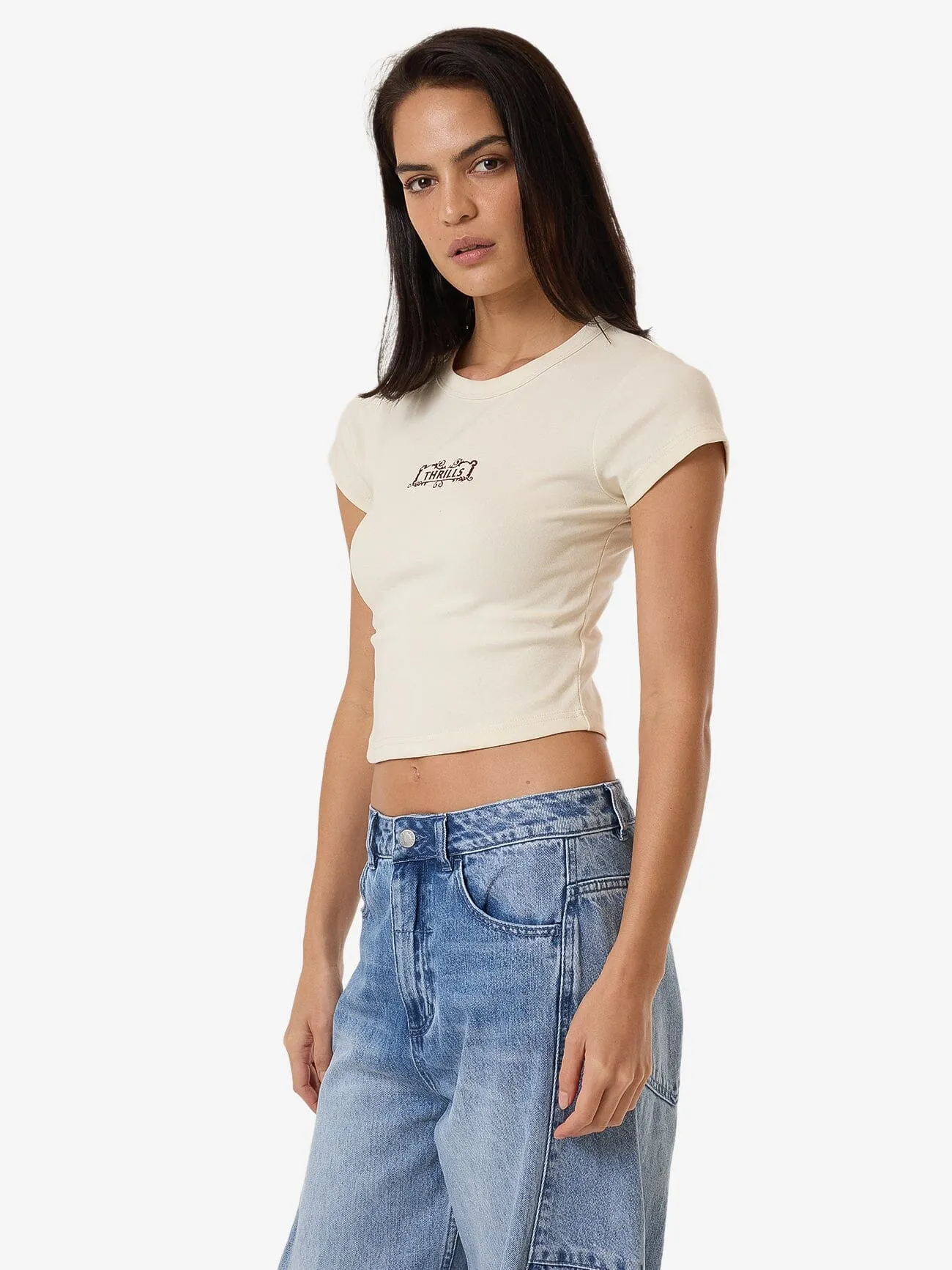 Flourish Curve Tee - Heritage White sold by Thrills product image thumbnail 5