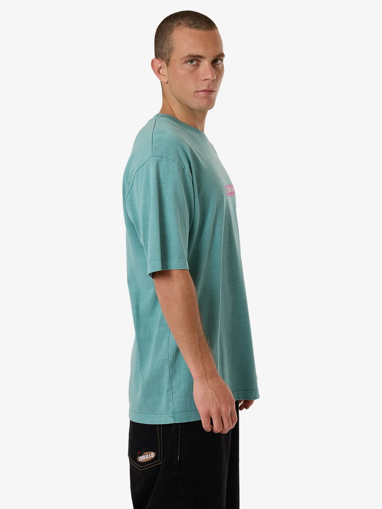 Games Of 84' Oversize Fit Tee - Agate Green sold by Thrills product image thumbnail 4