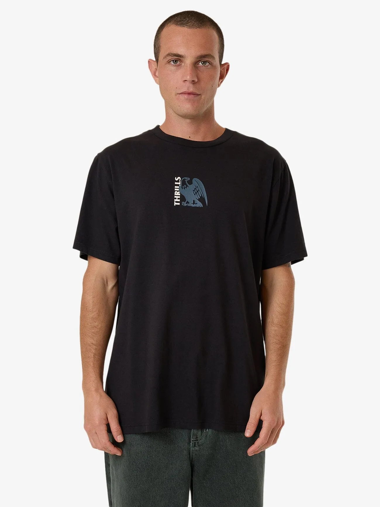 Heavy Times Merch Fit Tee - Black sold by Thrills