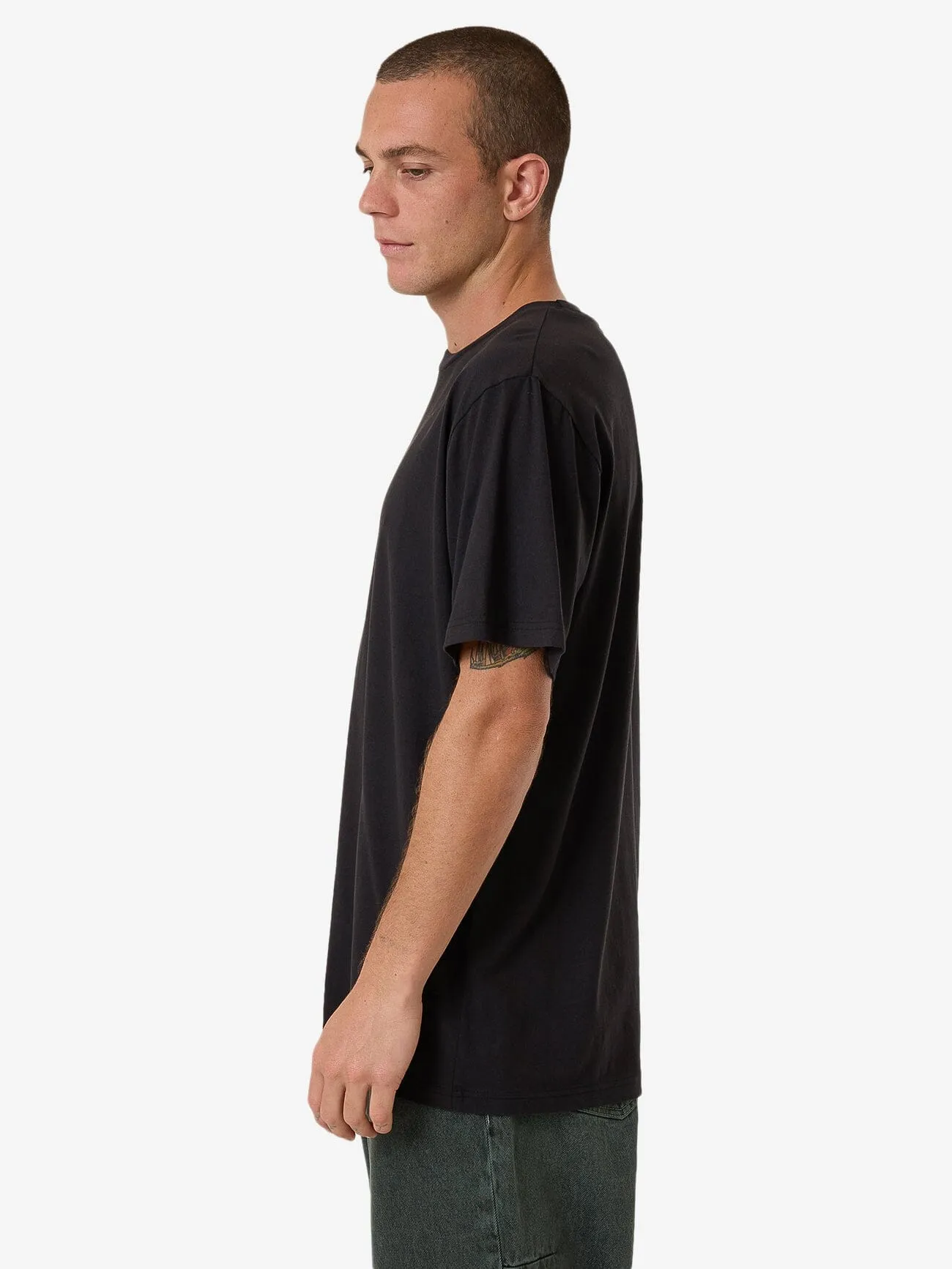 Heavy Times Merch Fit Tee - Black sold by Thrills product image thumbnail 3