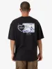 Chain Reaction Box Fit Oversize Tee - Faded Black sold by Thrills