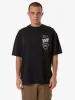 Chain Reaction Box Fit Oversize Tee - Faded Black sold by Thrills
