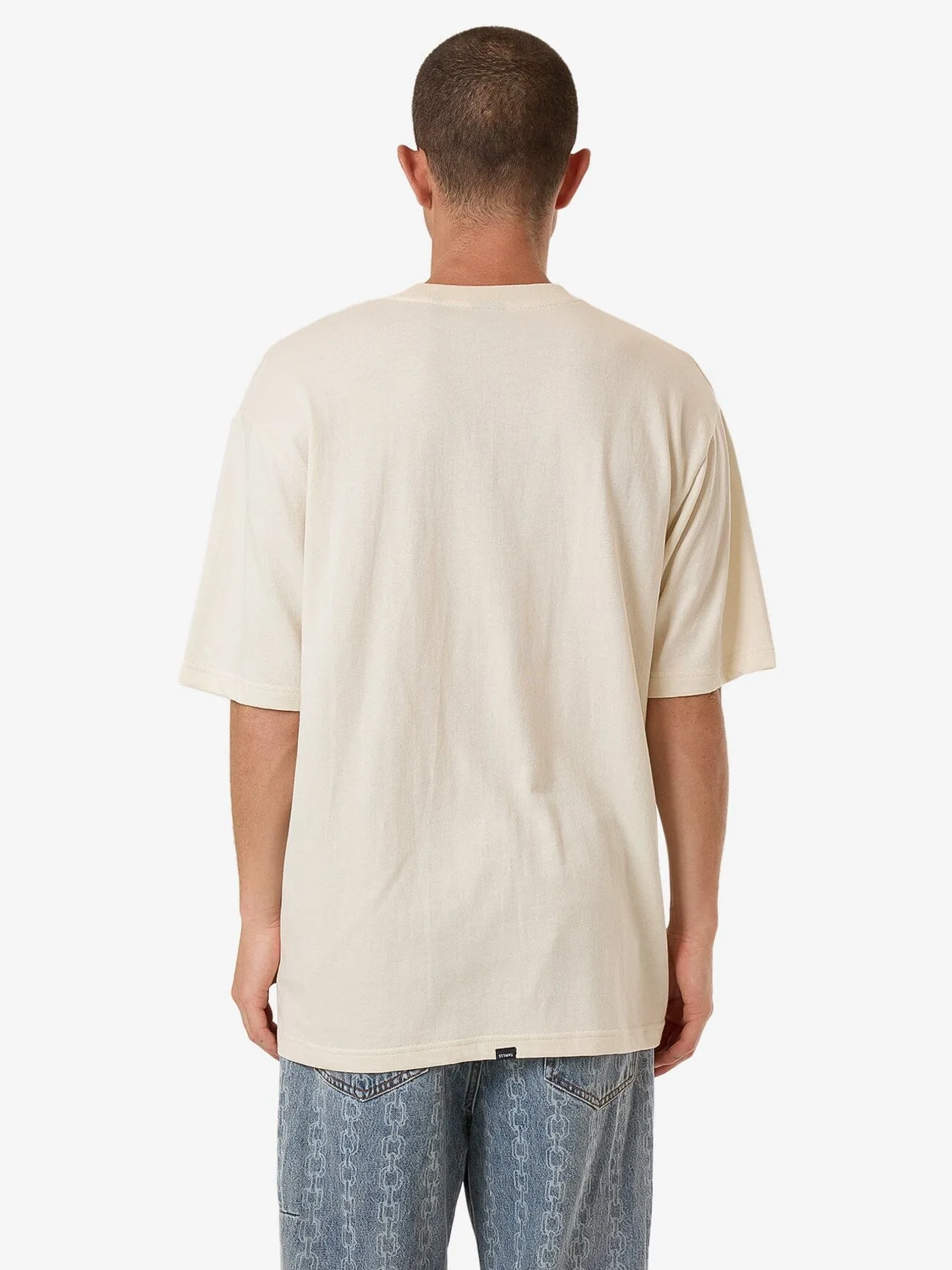 Distortion Oversize Fit Tee - Heritage White sold by Thrills product image thumbnail 2