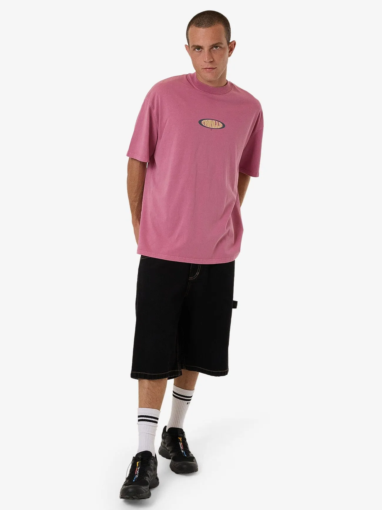 Bueno Box Fit Oversize Tee - Heather Rose sold by Thrills product image thumbnail 5