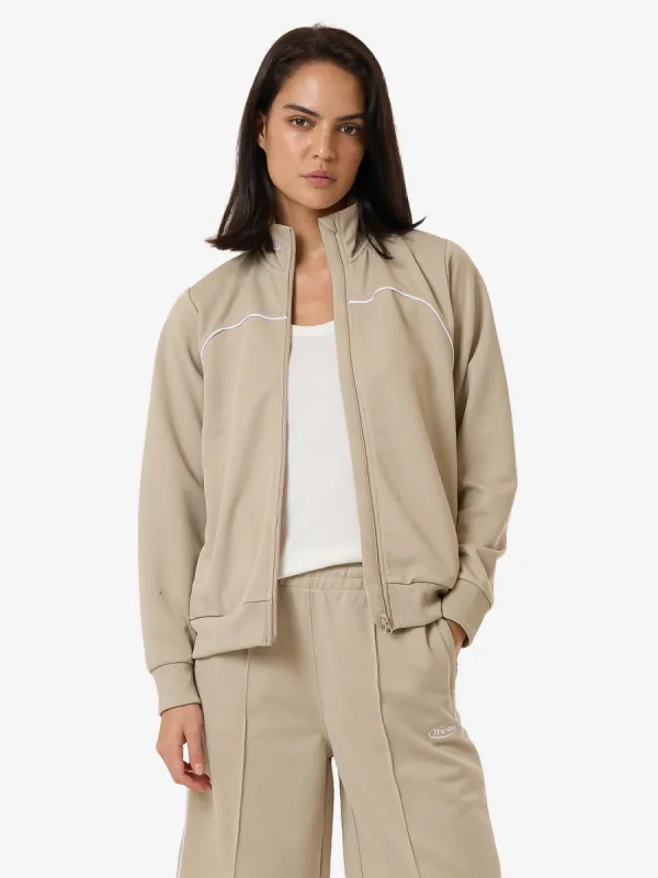 Arena Tricot Track Jacket - Stone sold by Thrills