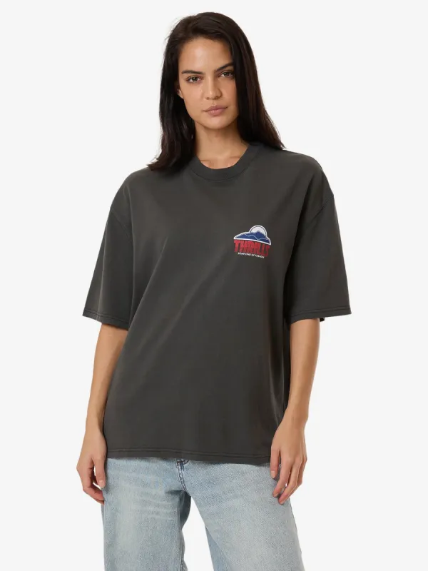 Beyond The Hills Oversized Tee - Merch Black sold by Thrills
