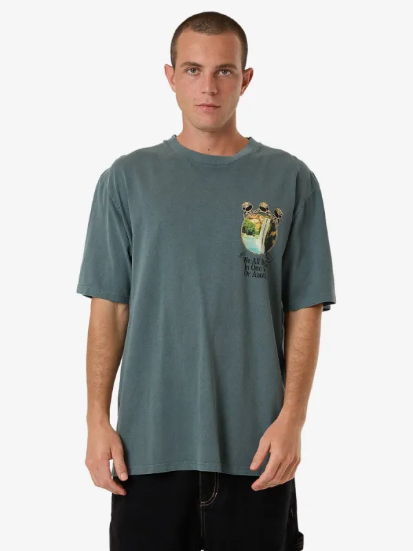 All Relatable Oversize Fit Tee - Stormy Sea sold by Thrills