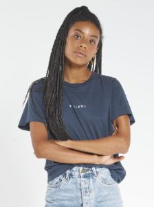 Minimal Thrills Relaxed Tee - Ink Navy sold by Thrills