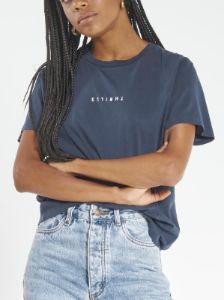 Minimal Thrills Relaxed Tee - Ink Navy sold by Thrills