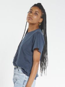 Minimal Thrills Relaxed Tee - Ink Navy sold by Thrills