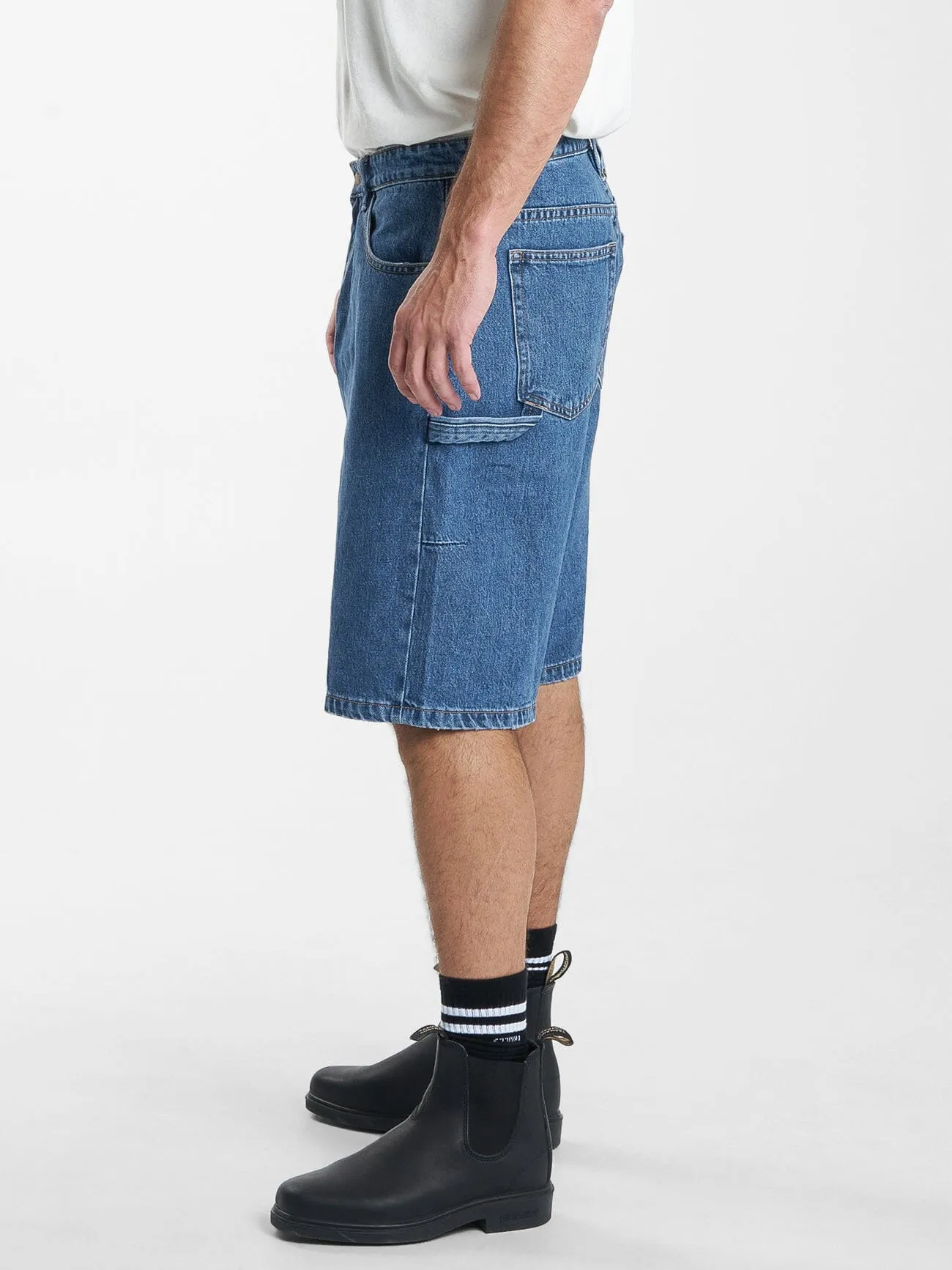 Big Slacker Denim Short - Rinsed Blues sold by Thrills product image thumbnail 4