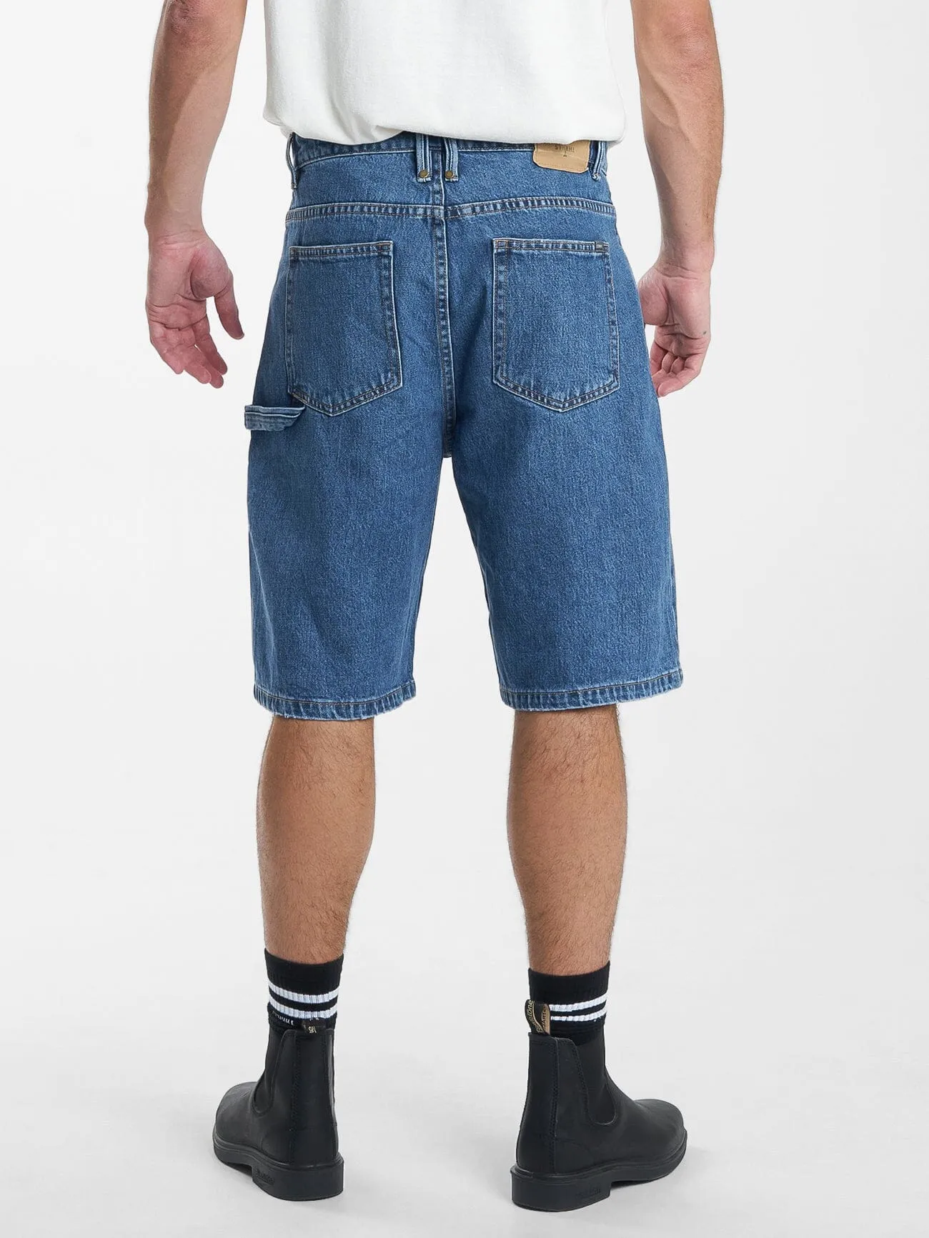 Big Slacker Denim Short - Rinsed Blues sold by Thrills product image thumbnail 2
