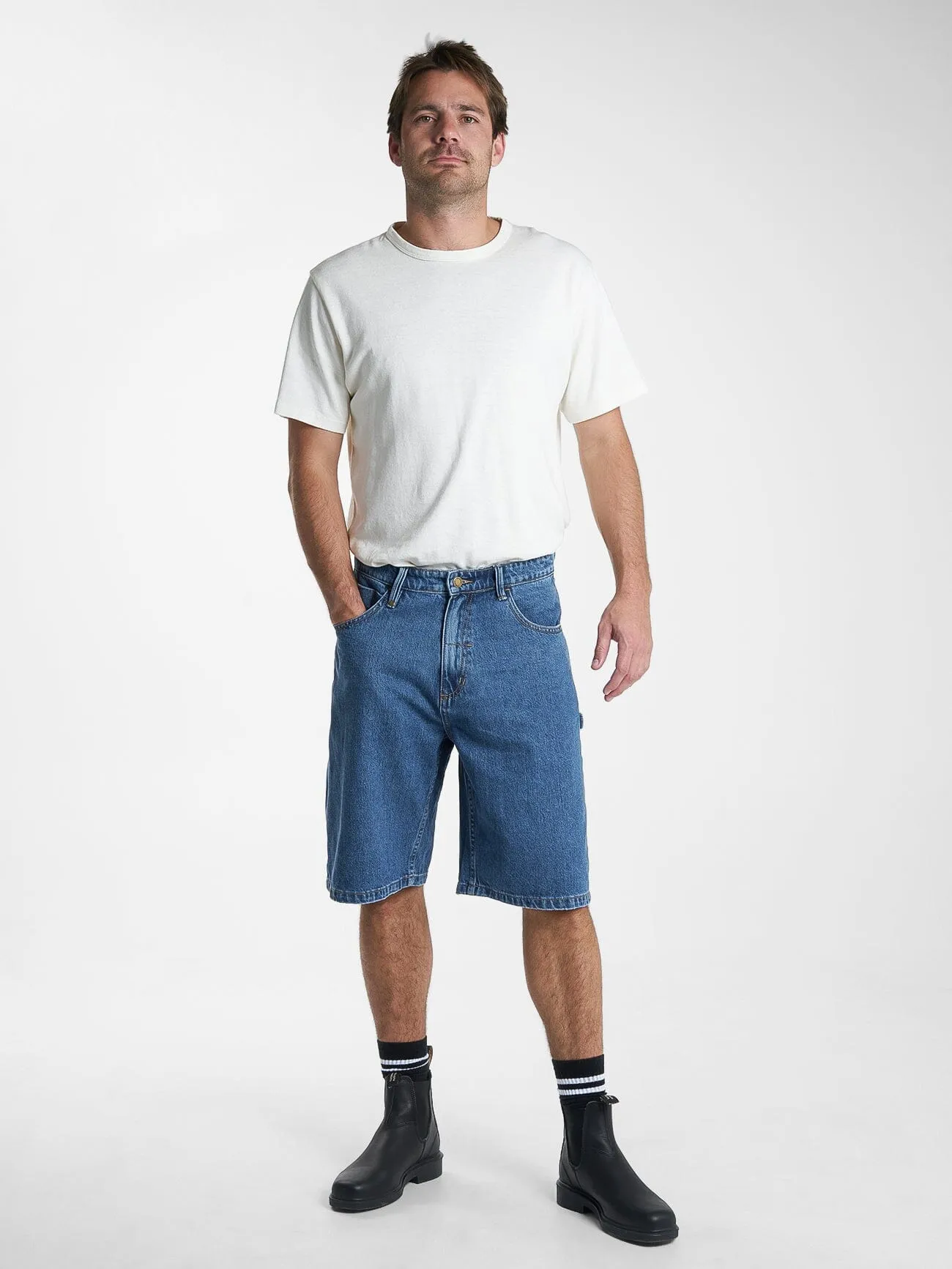 Big Slacker Denim Short - Rinsed Blues sold by Thrills product image thumbnail 5