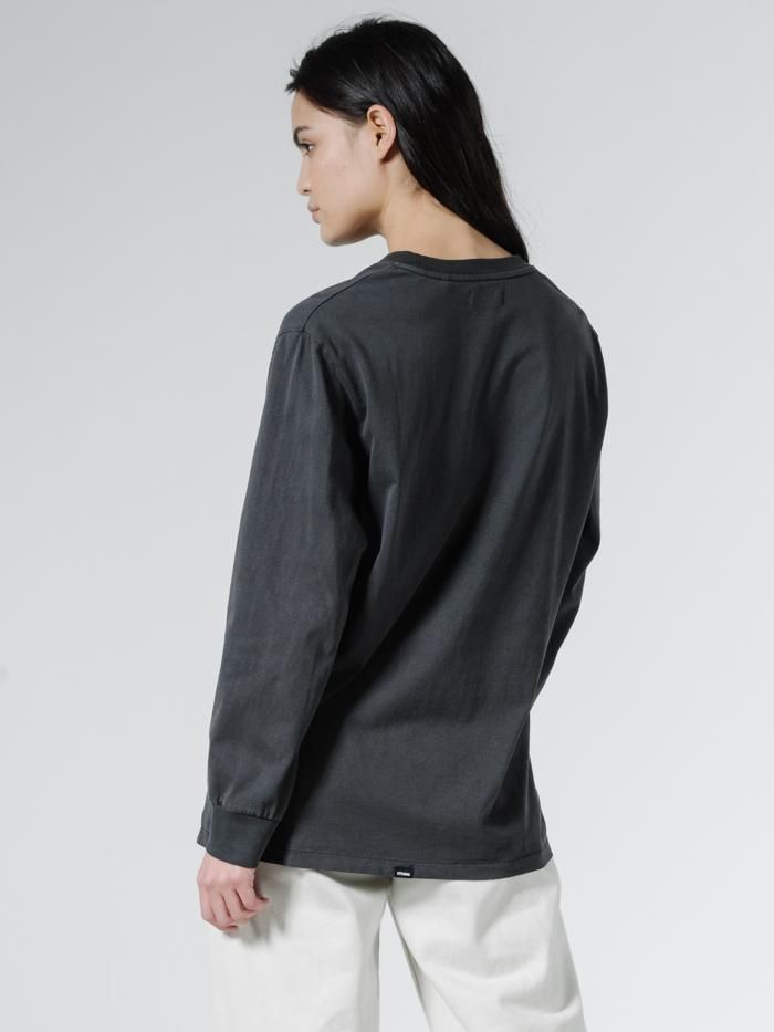 Shades of Wolf Merch Fit LS Tee - Vintage Black sold by Thrills product image thumbnail 2