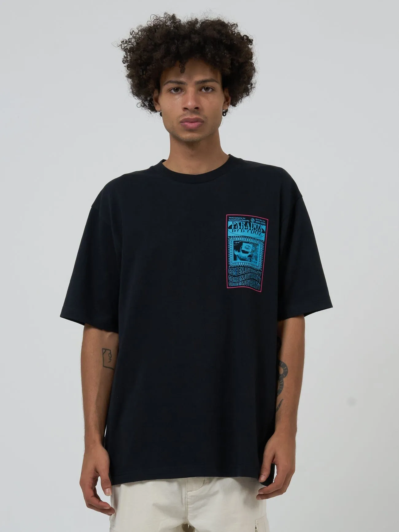 Paradox Reality Oversize Fit Tee - Black sold by Thrills