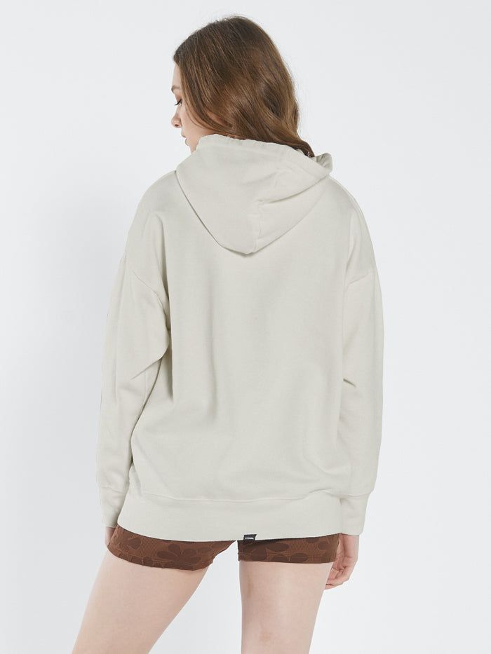 Stamp Wave Fleece Hood - Heritage White sold by Thrills product image thumbnail 2