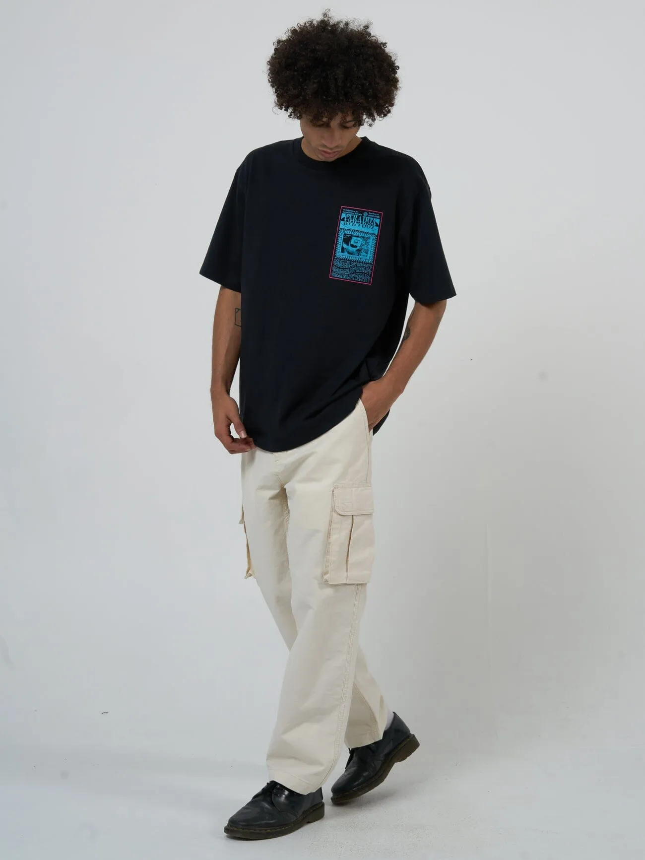 Paradox Reality Oversize Fit Tee - Black sold by Thrills product image thumbnail 5