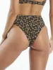 Daisy High Cut Bikini Bottom - Black sold by Thrills