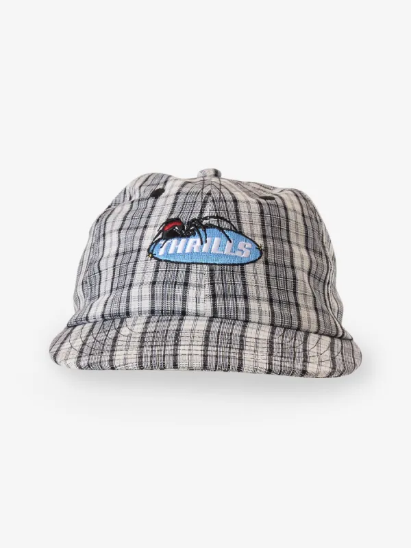 Trust In Us 6 Panel Cap - Black White Check made by Thrills