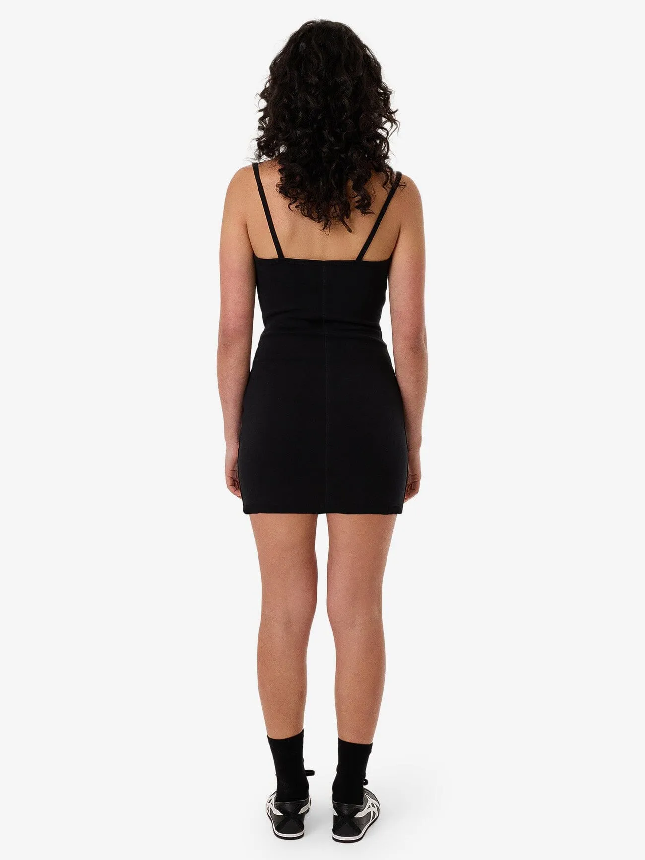 Rib Seam Mini Dress - Black sold by Thrills product image thumbnail 3
