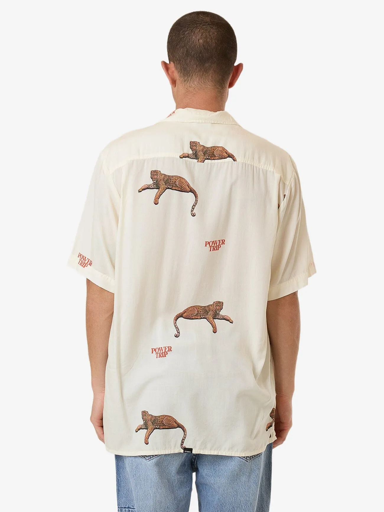 Power Trip Bowling Shirt - Heritage White sold by Thrills product image thumbnail 2