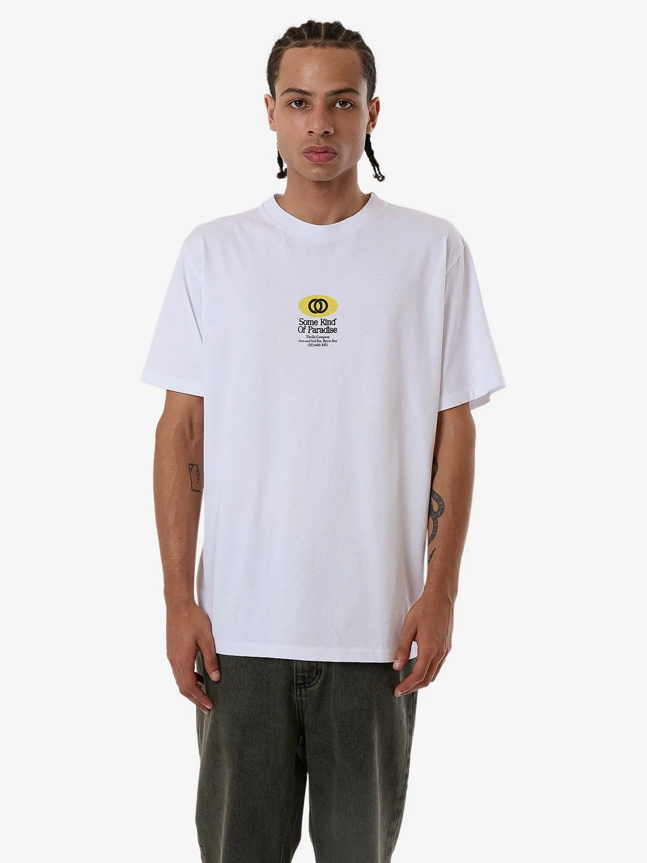 Where We Are Now Merch Fit Tee - White sold by Thrills