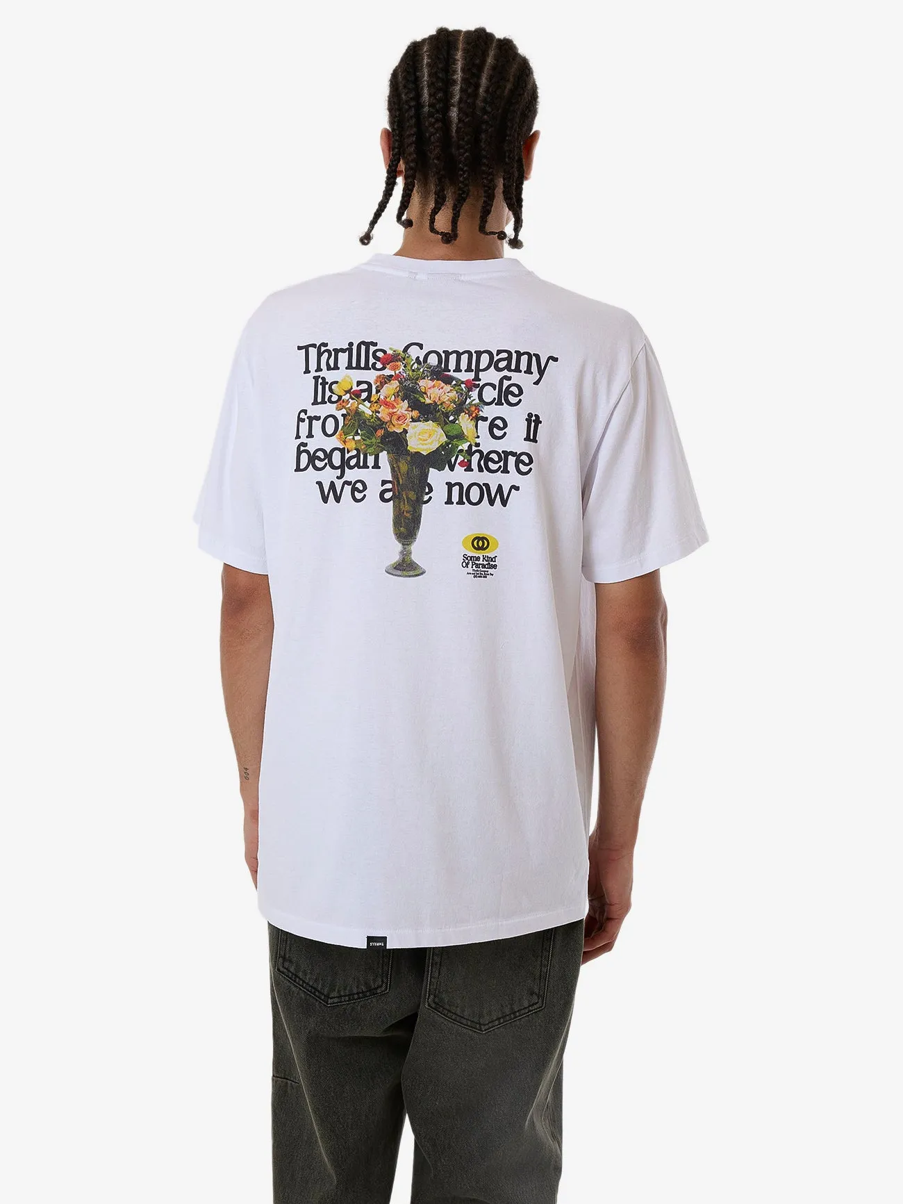 Where We Are Now Merch Fit Tee - White sold by Thrills product image thumbnail 2